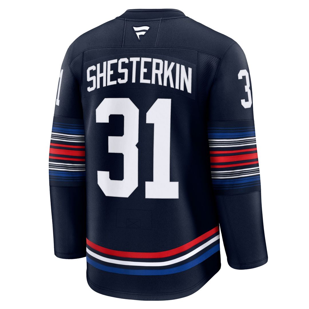 Igor Shesterkin New York Rangers Fanatics Home Premium Jersey - Blue