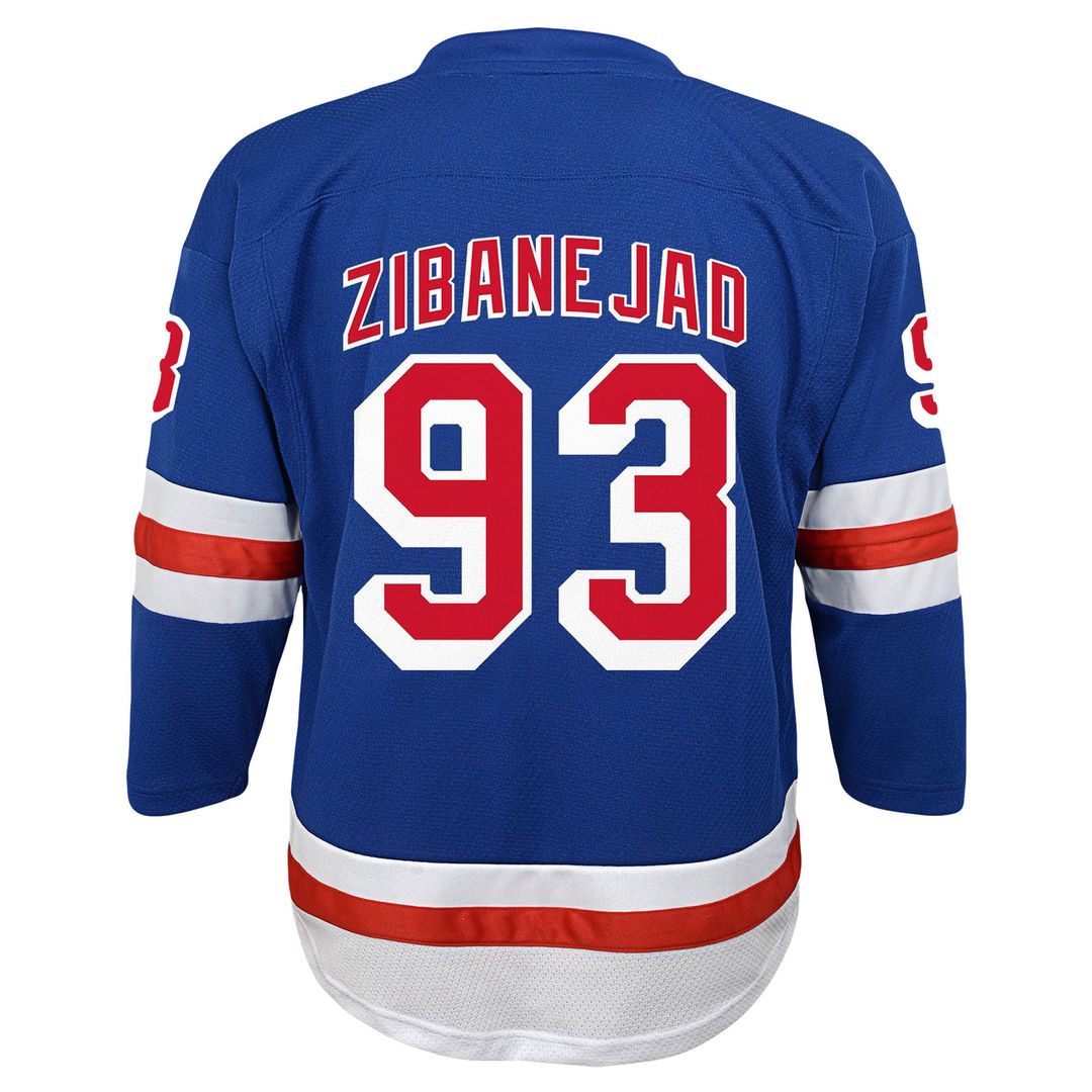 Mika Zibanejad New York Rangers Youth Alternate Replica Player Jersey - Navy