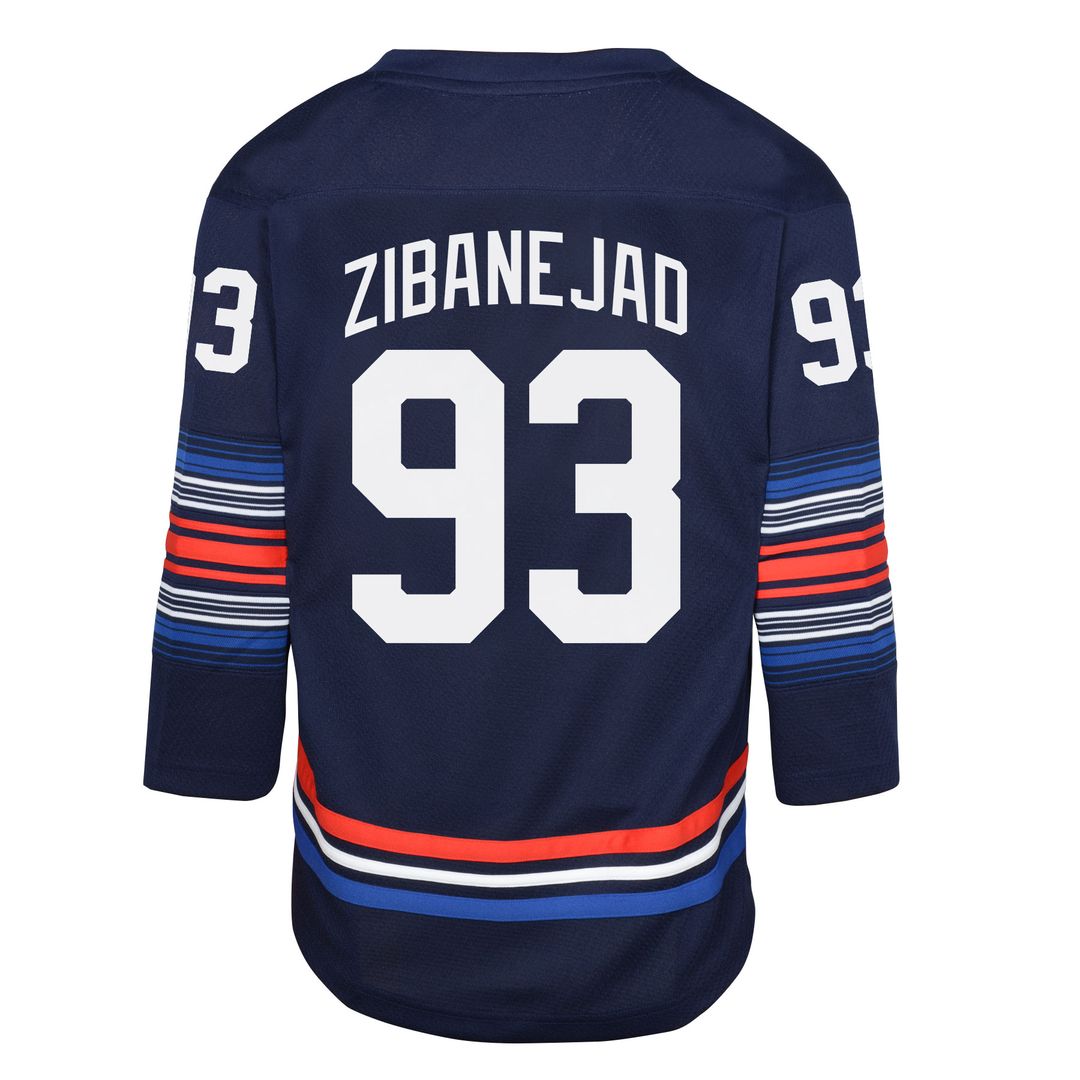 Mika Zibanejad New York Rangers Youth Home Replica Player Jersey - Blue