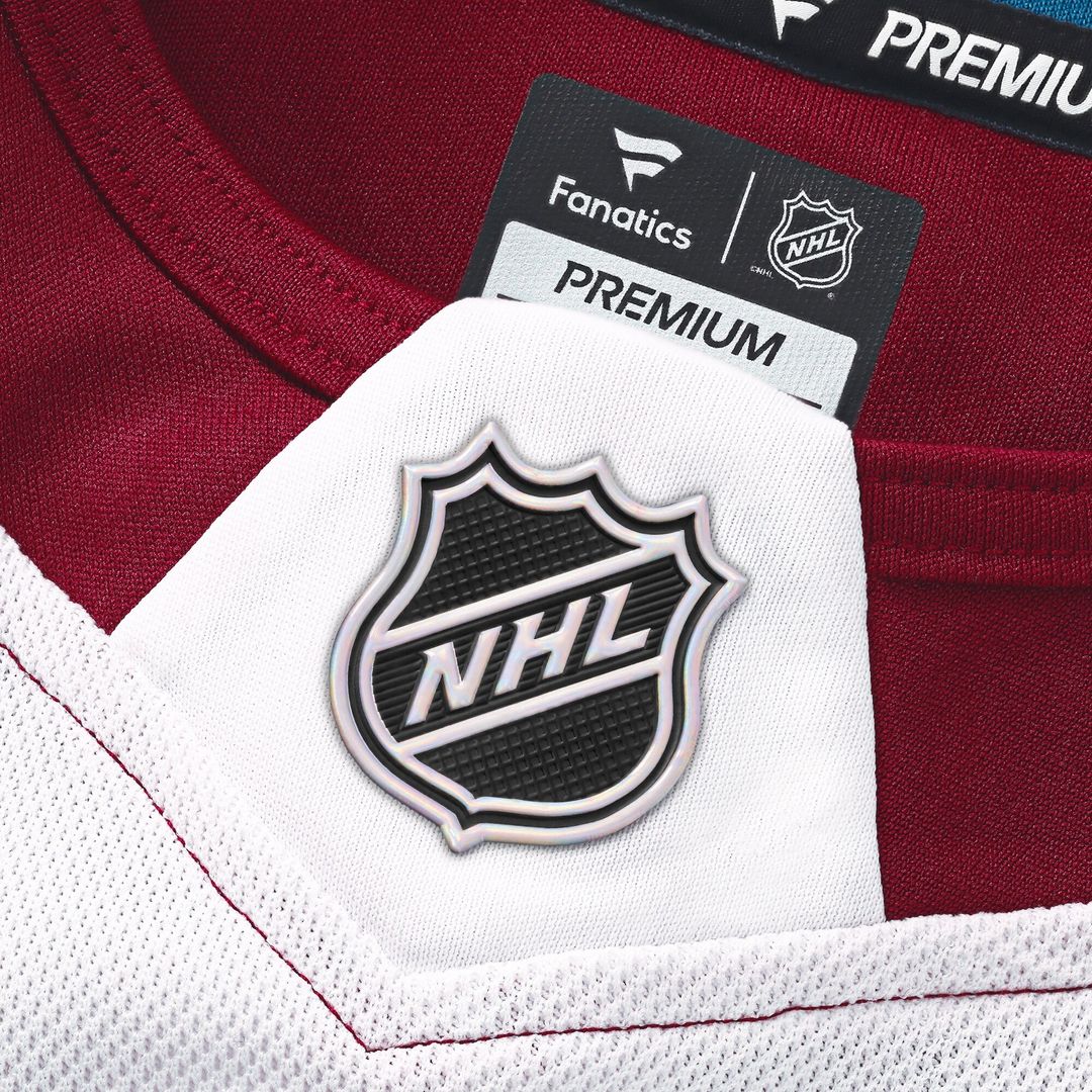 Colorado Avalanche Fanatics Away Premium Custom Jersey - White