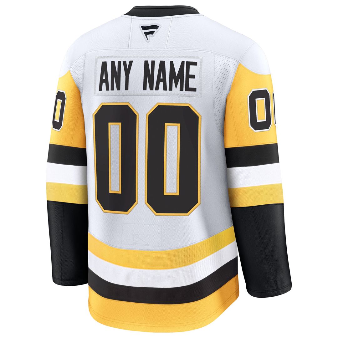 Pittsburgh Penguins Fanatics Home Premium Custom Jersey - Black