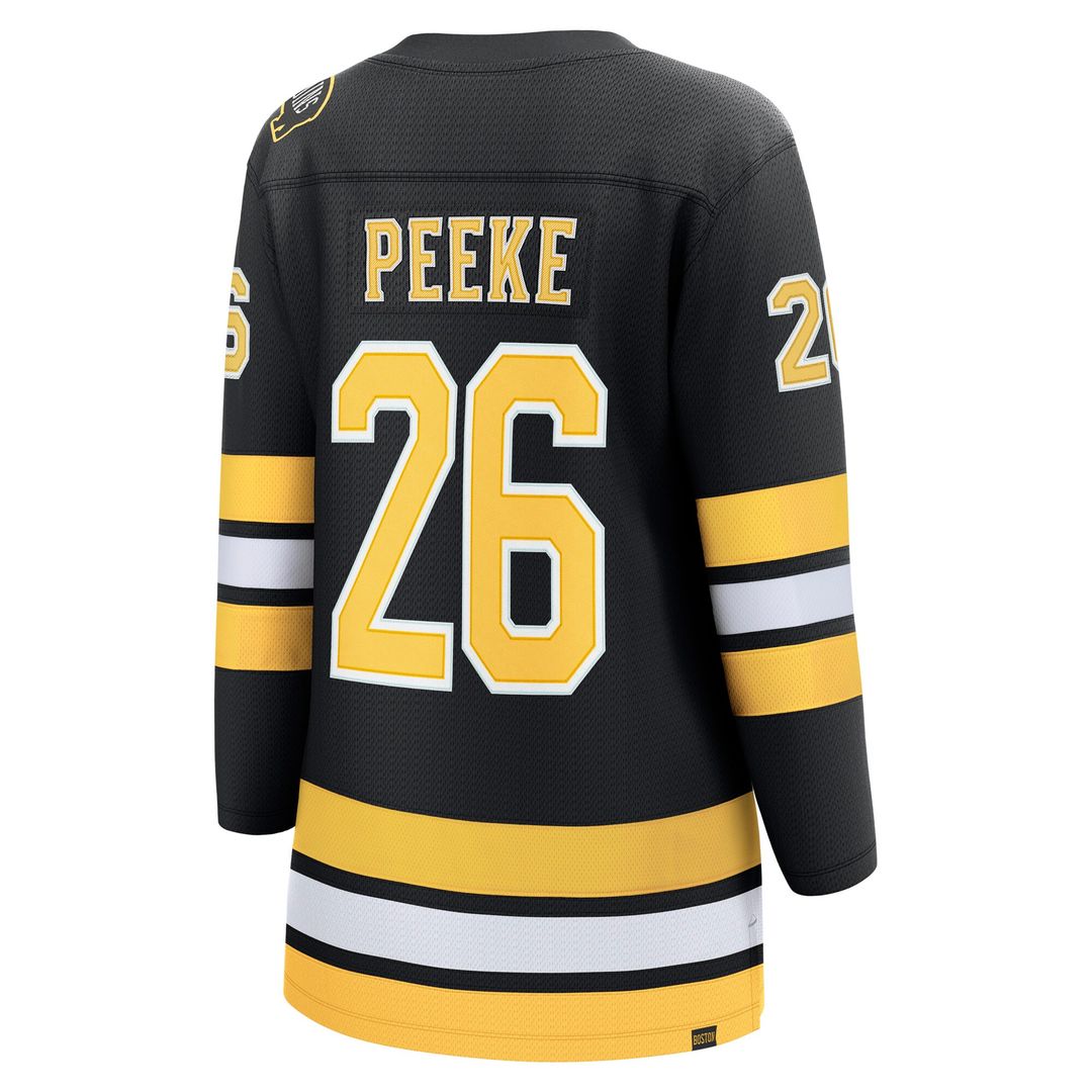 Andrew Peeke Boston Bruins Fanatics Women's Home Breakaway Player Jersey - Black
