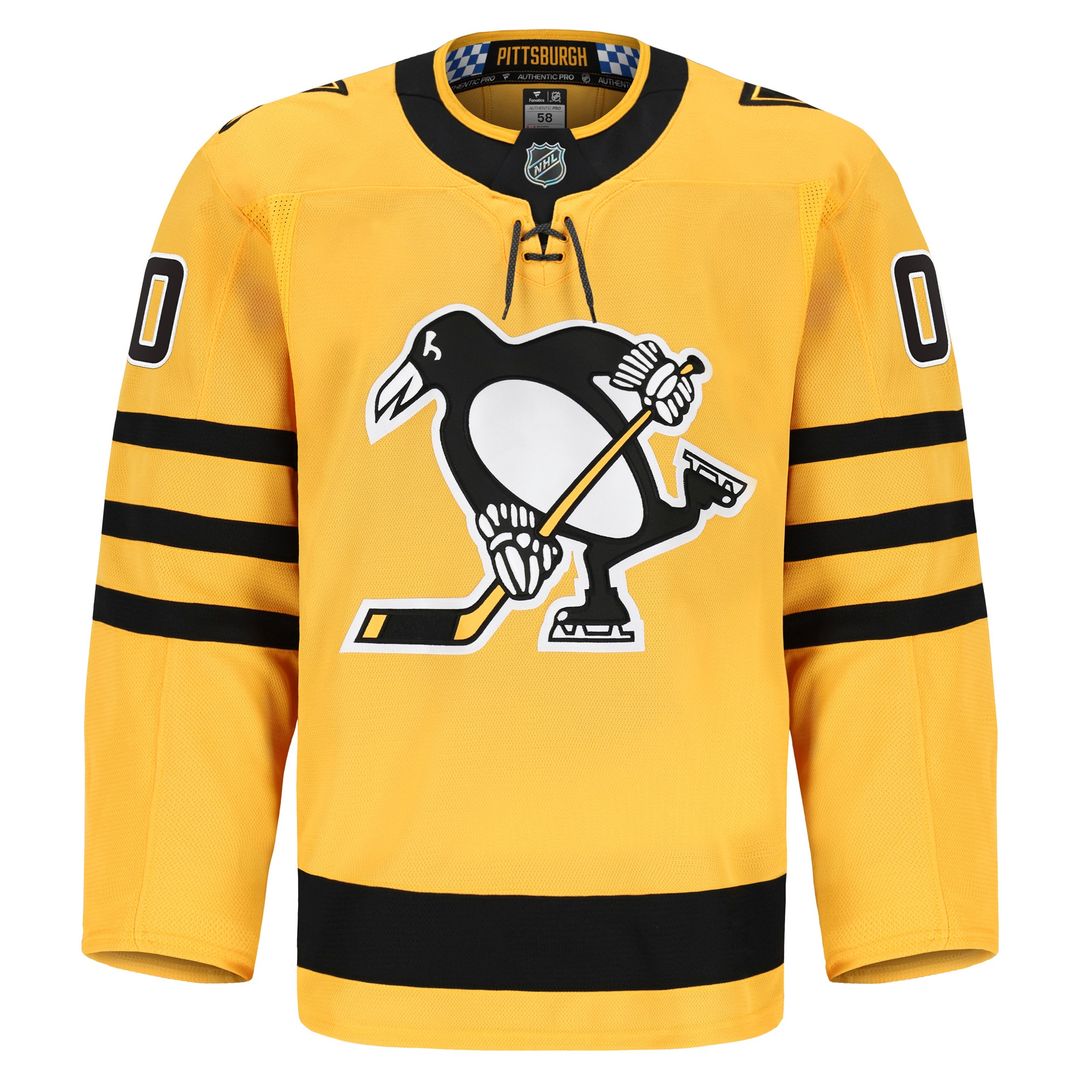Pittsburgh Penguins Fanatics Home Authentic Pro Custom Jersey - Black