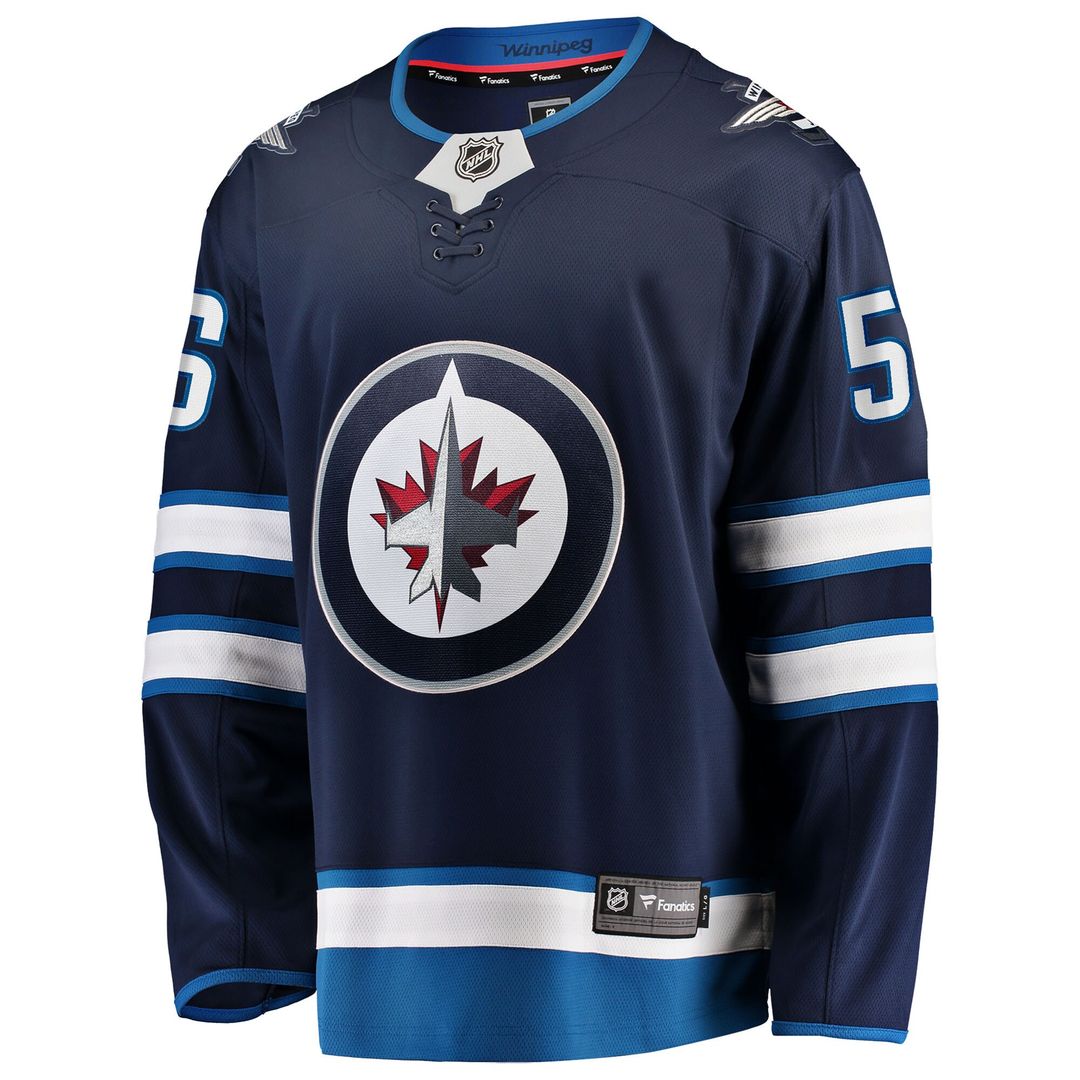 Kale Clague Winnipeg Jets Fanatics Home Breakaway Jersey - Navy
