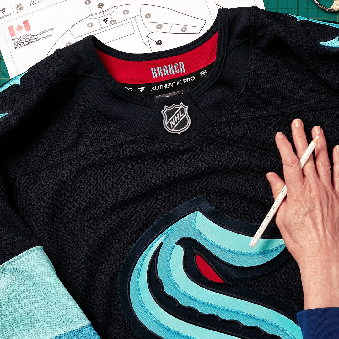 Seattle Kraken Fanatics Alternate Authentic Pro Jersey - Black