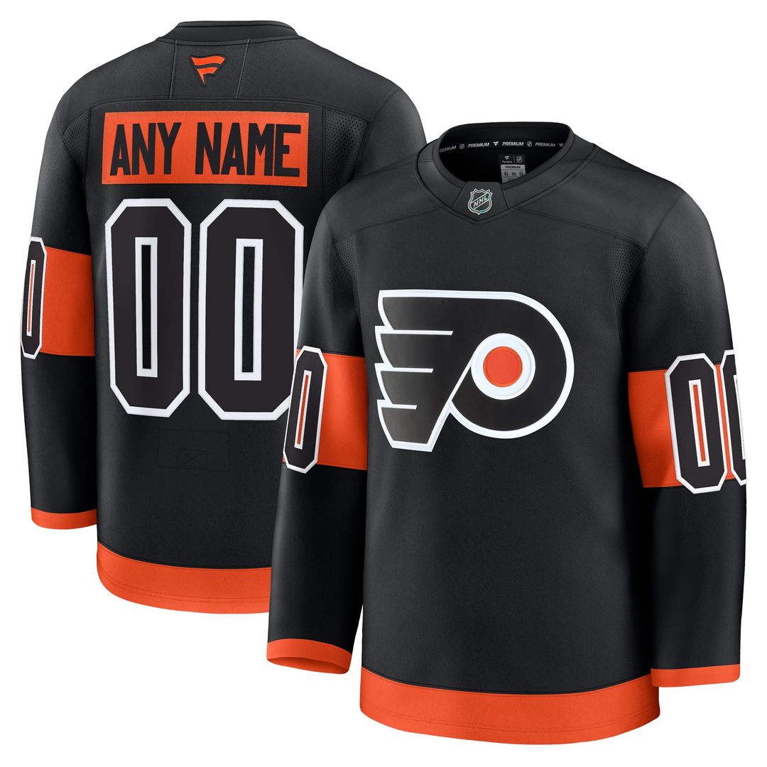 Philadelphia Flyers Fanatics Home Premium Custom Jersey - Orange