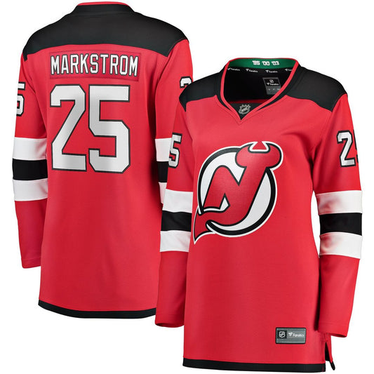 Jacob Markstrom New Jersey Devils Fanatics Women's Home  Breakaway Jersey - Red