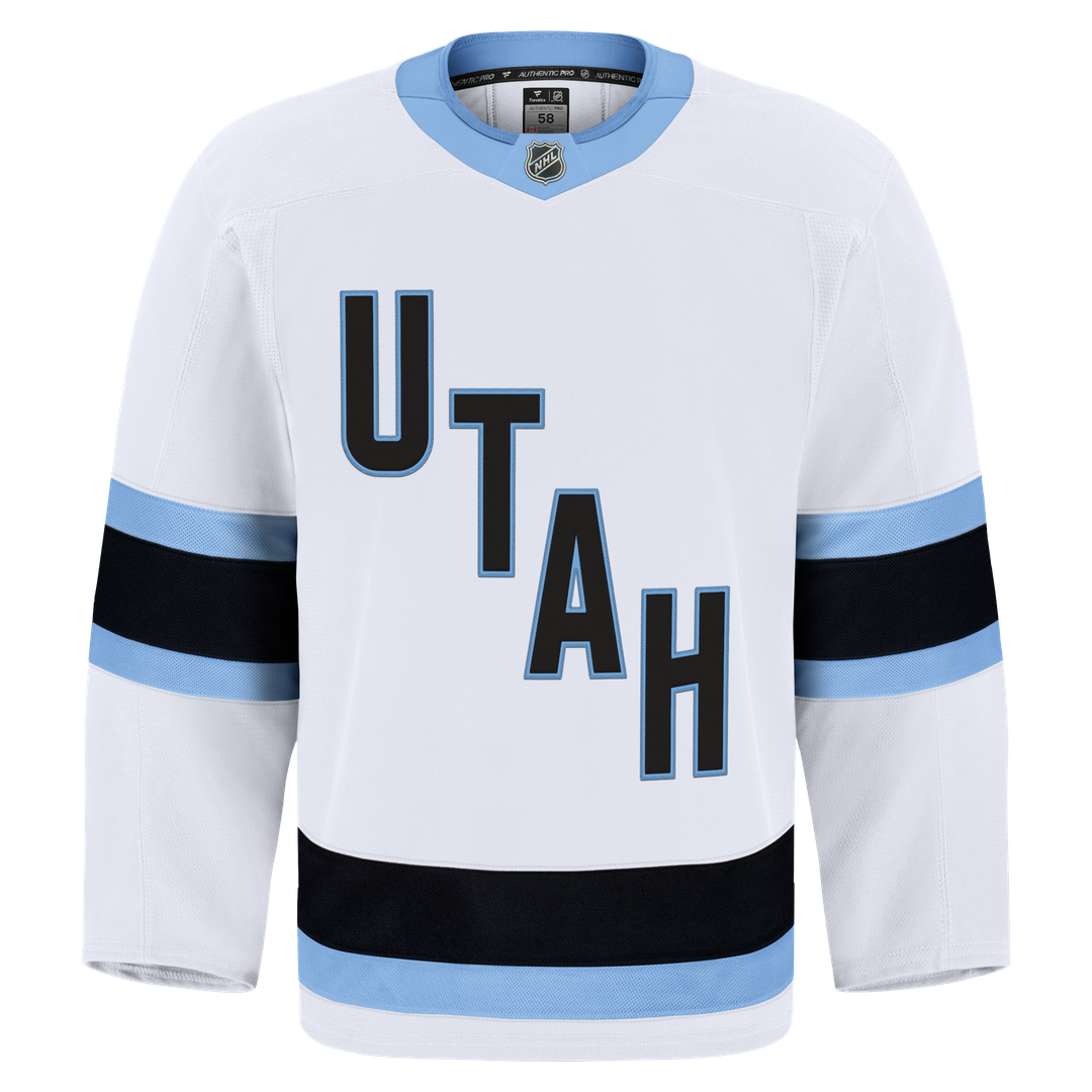 Utah Mammoth Fanatics Away Authentic Pro Jersey - White