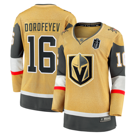 Pavel Dorofeyev Vegas Golden Knights Fanatics Women's 2026 Stanley Cup Final Breakaway Jersey - Gold