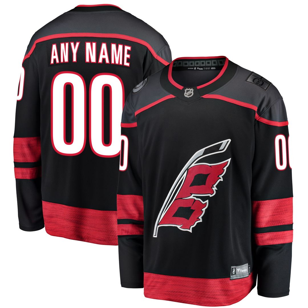 Carolina Hurricanes Fanatics Alternate Breakaway Custom Jersey - Red