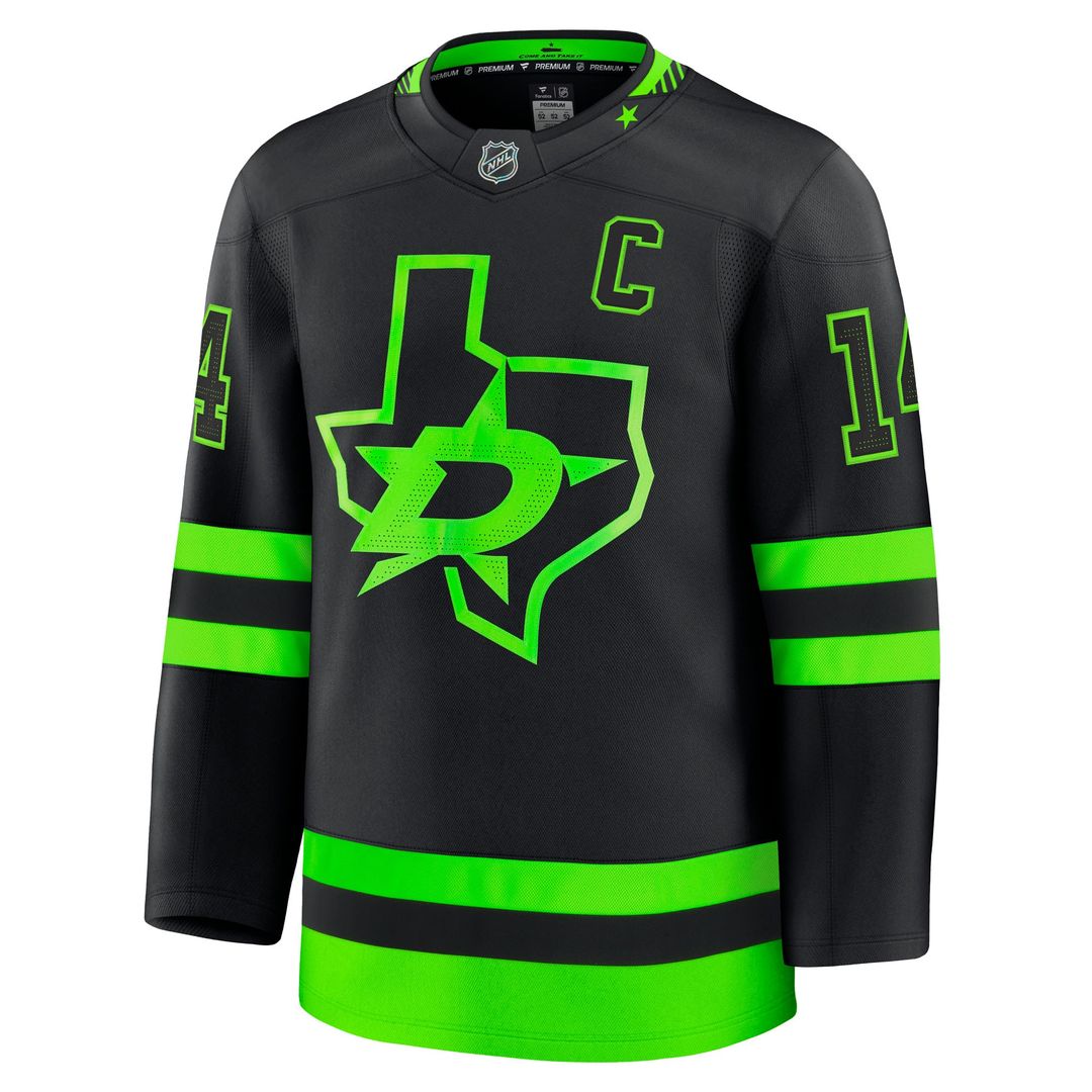 Jamie Benn Dallas Stars Fanatics Alternate Premium Jersey - Black