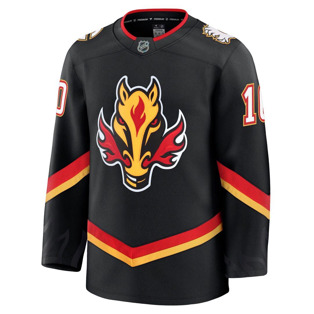 Jonathan Huberdeau Calgary Flames Fanatics Home Premium Jersey - Red