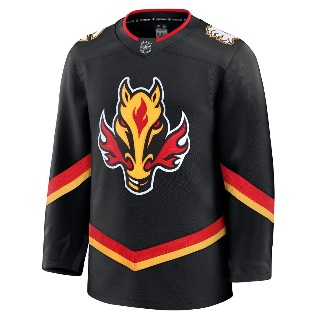 Calgary Flames Fanatics Home Premium Jersey - Red