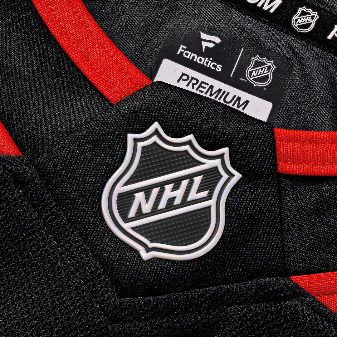 Sebastian Aho Carolina Hurricanes Fanatics 2026 Stanley Cup Champions Home Premium Patch Jersey - Black