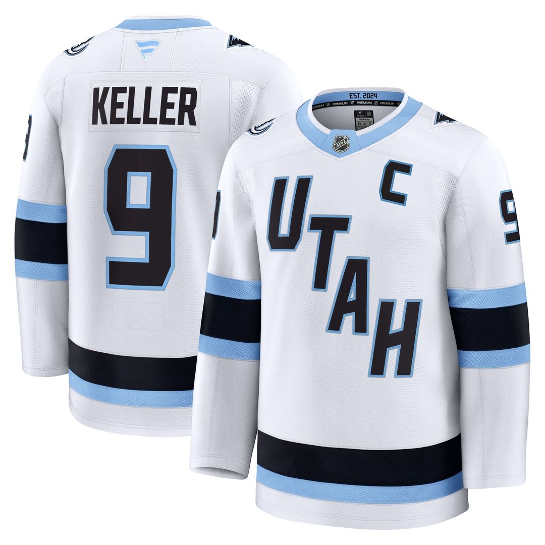 Clayton Keller Utah Mammoth Fanatics Home Premium Player Jersey - Black