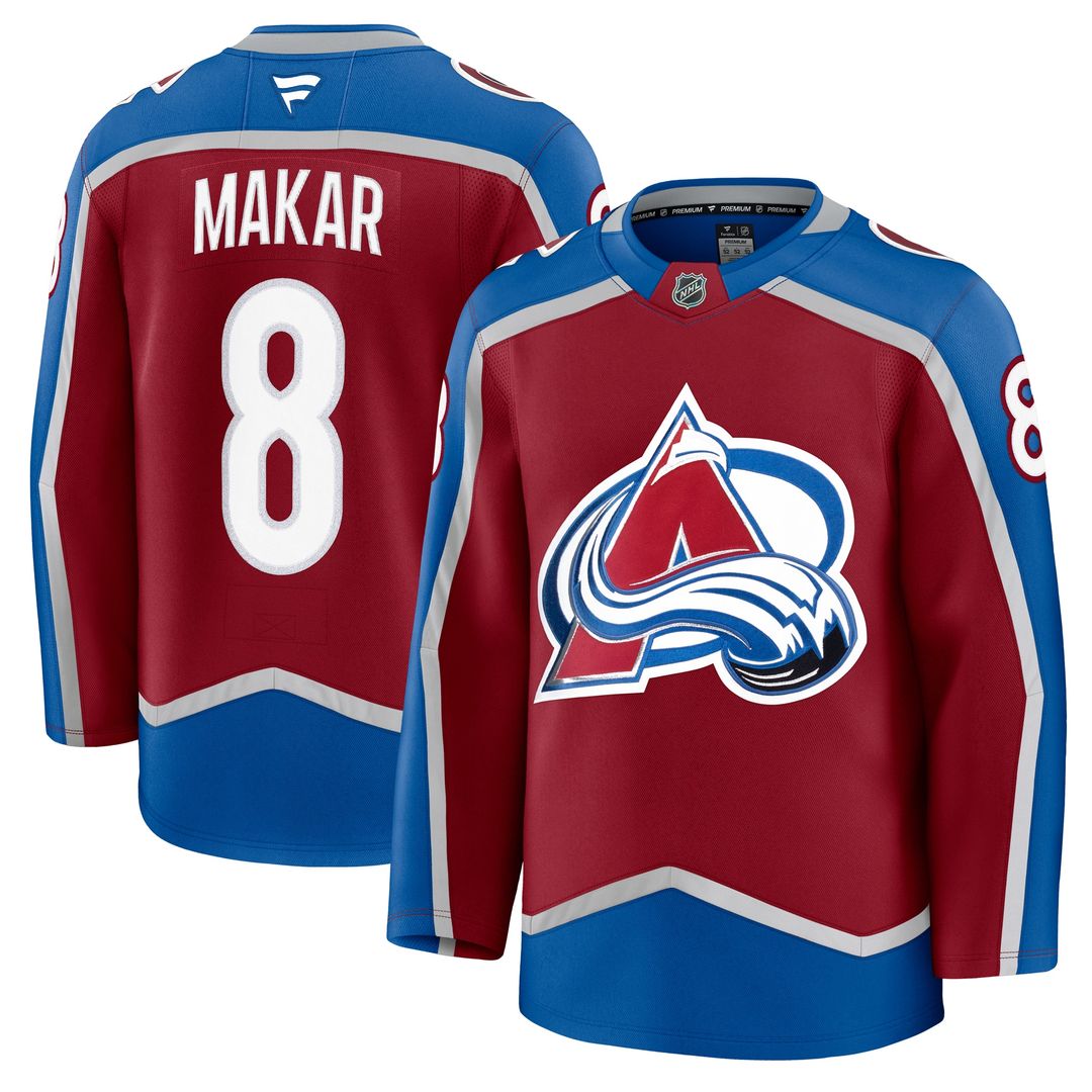 Cale Makar Colorado Avalanche Fanatics Away Premium Jersey - White