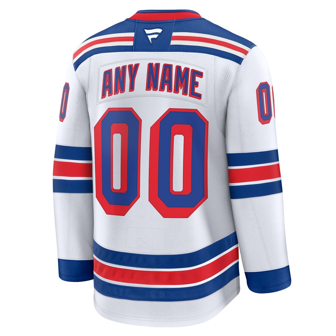 New York Rangers Fanatics Alternate Premium Custom Jersey - Navy