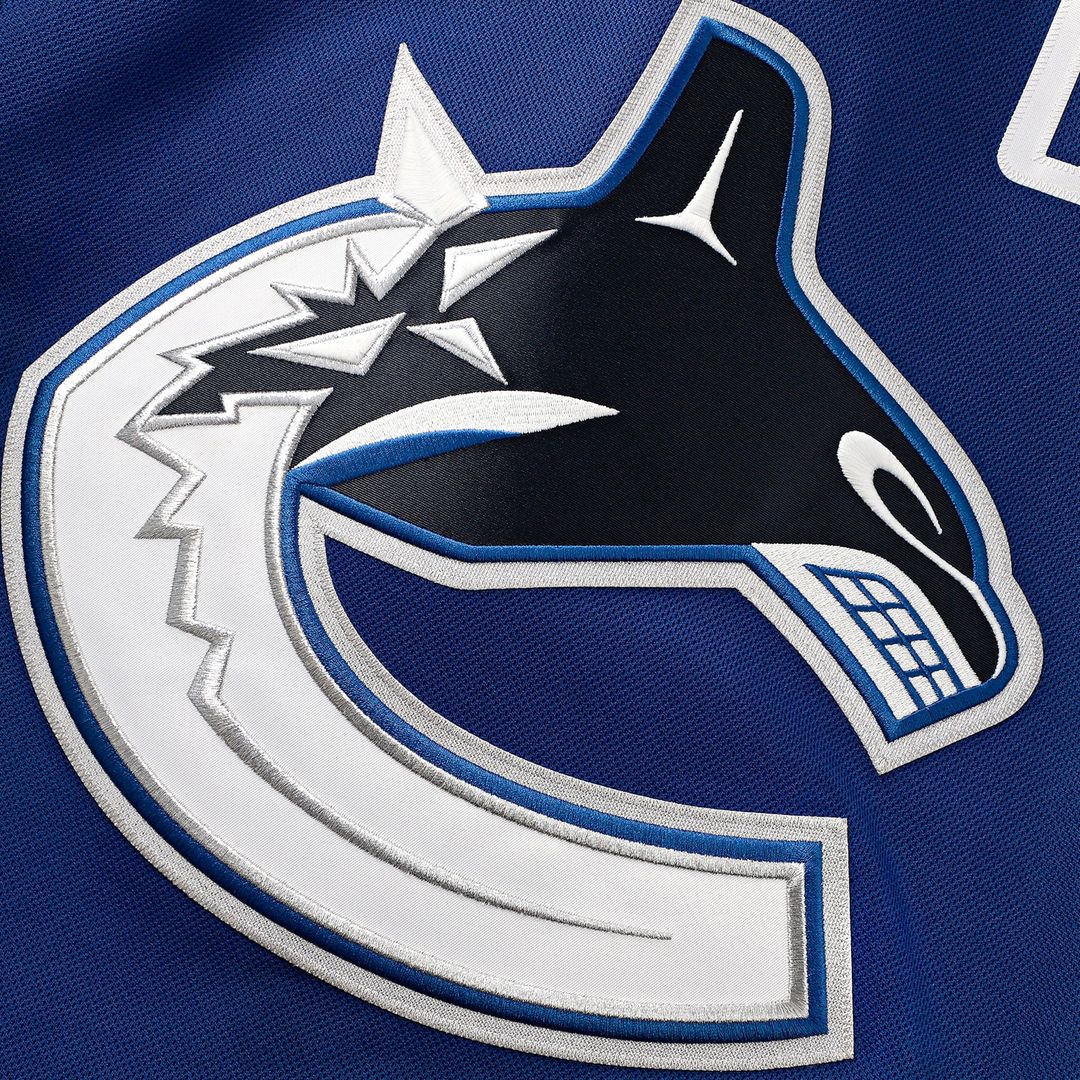 Vancouver Canucks Fanatics Away Premium Custom Jersey - White