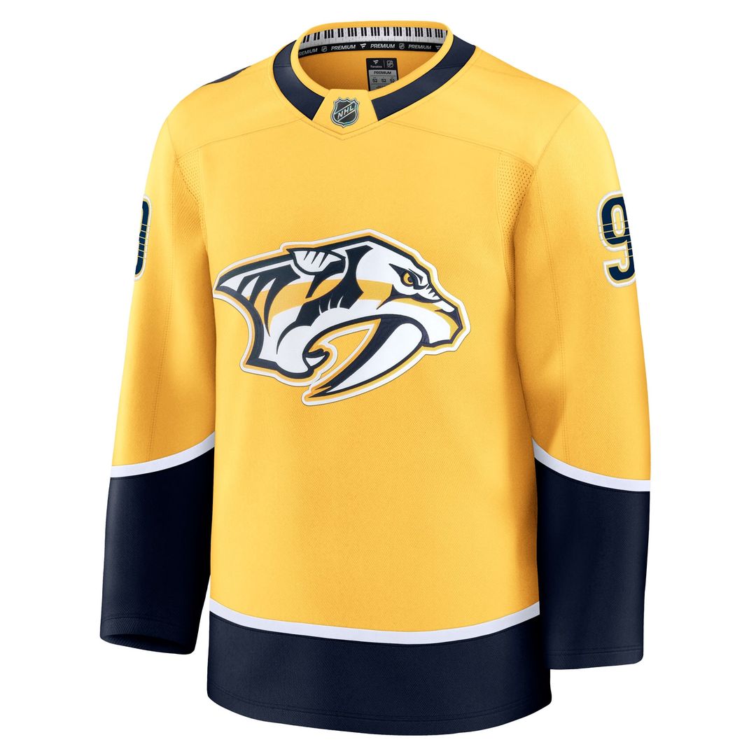 Filip Forsberg Nashville Predators Fanatics Home Premium Jersey - Gold