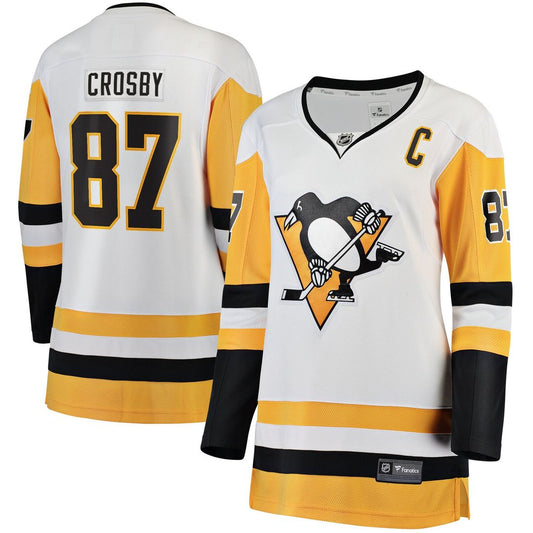 Sidney Crosby Pittsburgh Penguins Fanatics Women's  Breakaway Jersey - White