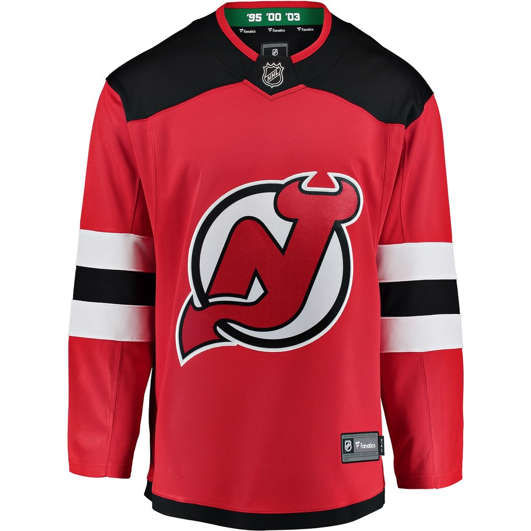 New Jersey Devils Fanatics Youth Away Breakaway Jersey - White