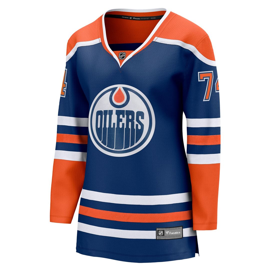 Stuart Skinner Edmonton Oilers Fanatics Women's Home Breakaway Player Jersey - Royal