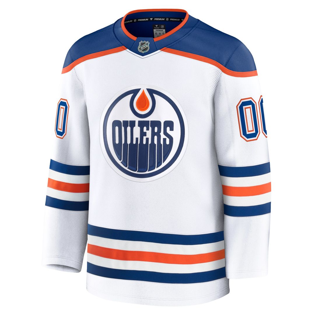 Edmonton Oilers Fanatics Alternate Premium Custom Jersey - Light Beige