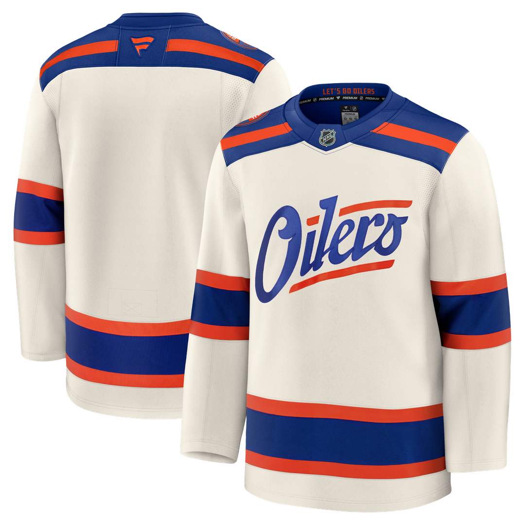 Edmonton Oilers Fanatics Home Premium Jersey - Royal