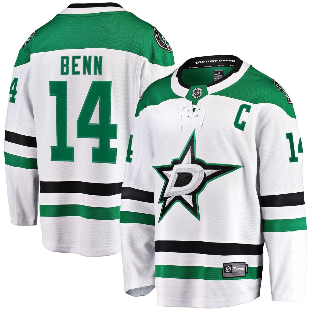 Jamie Benn Dallas Stars Fanatics  Breakaway Jersey - White