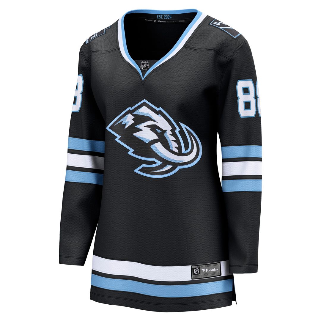 Nate Schmidt Utah Mammoth Fanatics Women's Home Breakaway Player Jersey - Black