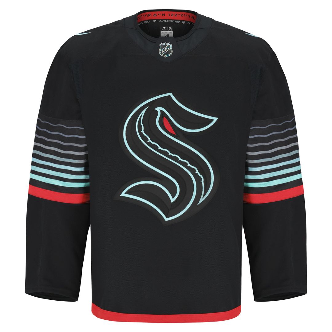 Seattle Kraken Fanatics Alternate Authentic Pro Jersey - Black