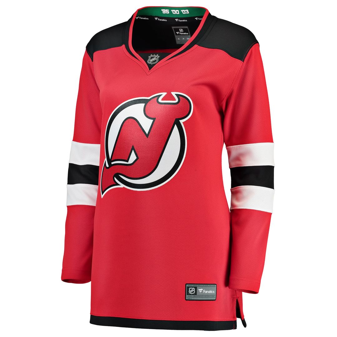 New Jersey Devils Fanatics Women's Home Breakaway Jersey - Red