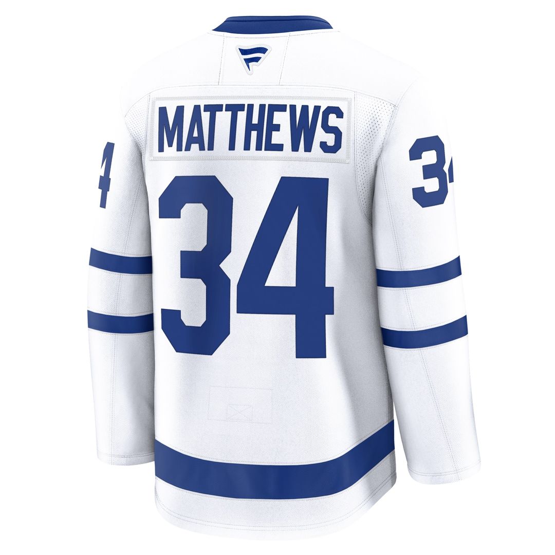 Auston Matthews Toronto Maple Leafs Fanatics Away Premium Jersey - White