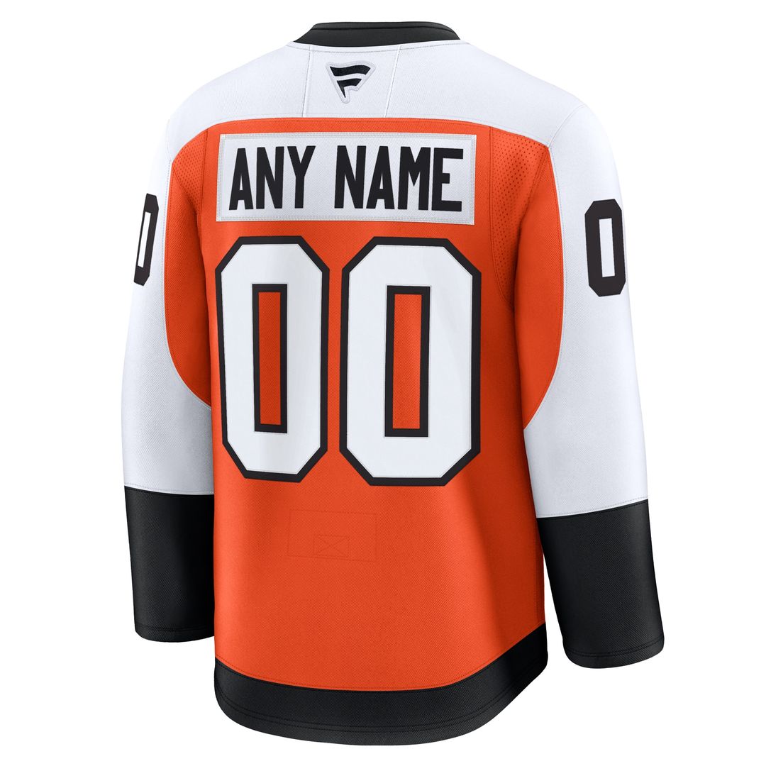 Philadelphia Flyers Fanatics Home Premium Custom Jersey - Orange