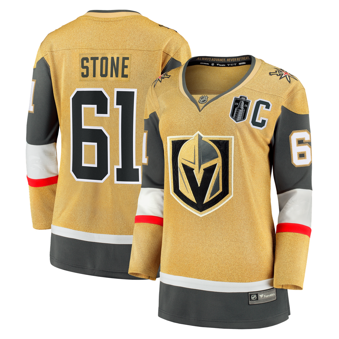 Mark Stone Vegas Golden Knights Fanatics Women's 2026 Stanley Cup Final Breakaway Jersey - Gold