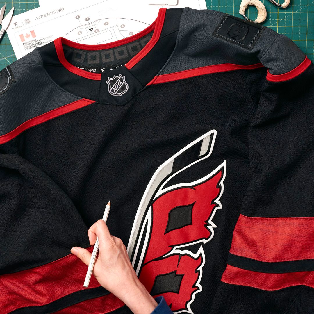Carolina Hurricanes Fanatics Home Authentic Pro Jersey - Black