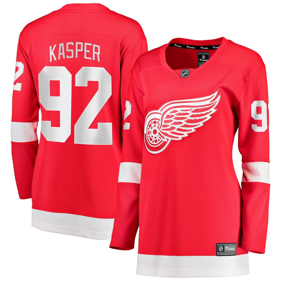 Marco Kasper Detroit Red Wings Fanatics Women's Home Breakaway Jersey - Red