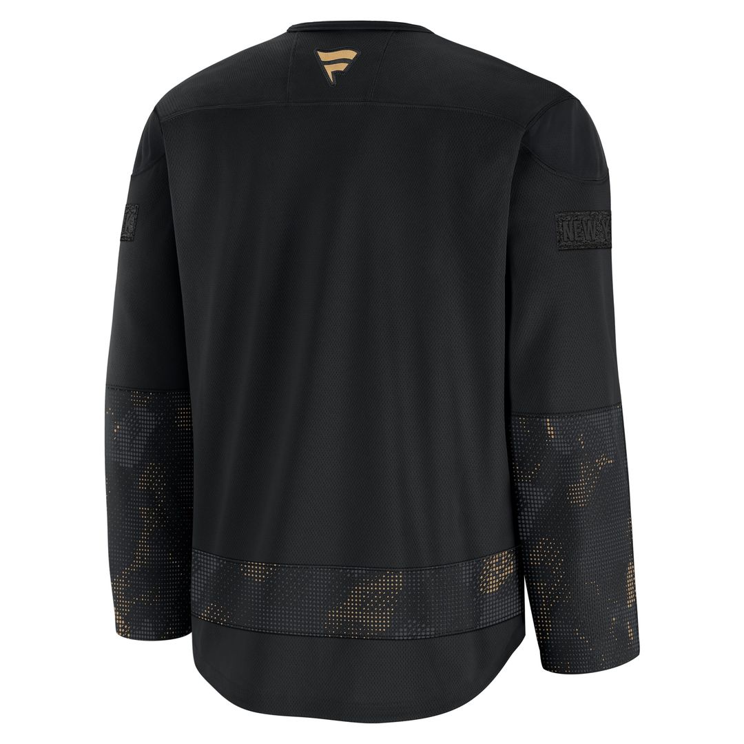 New York Rangers Fanatics 2024 Military Appreciation Practice Jersey - Black