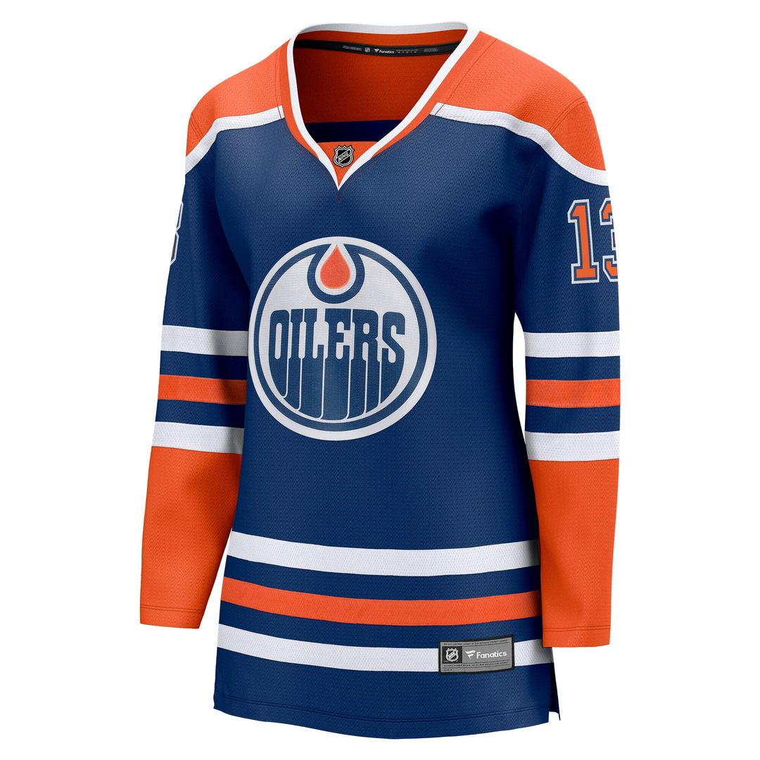 Mattias Janmark Edmonton Oilers Fanatics Women's Home Breakaway Player Jersey - Royal