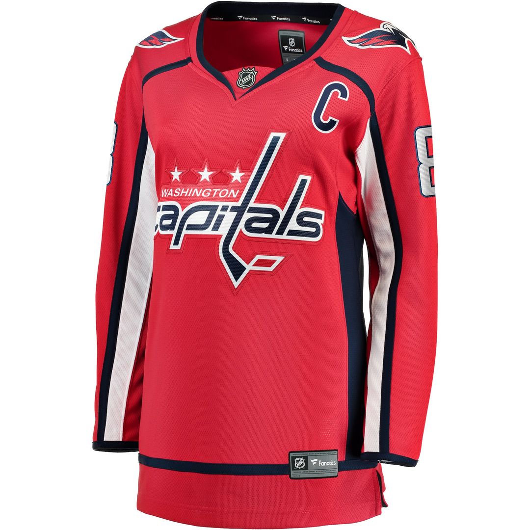 Alexander Ovechkin Washington Capitals Fanatics Women's Captain Patch Home Breakaway Player Jersey - Red
