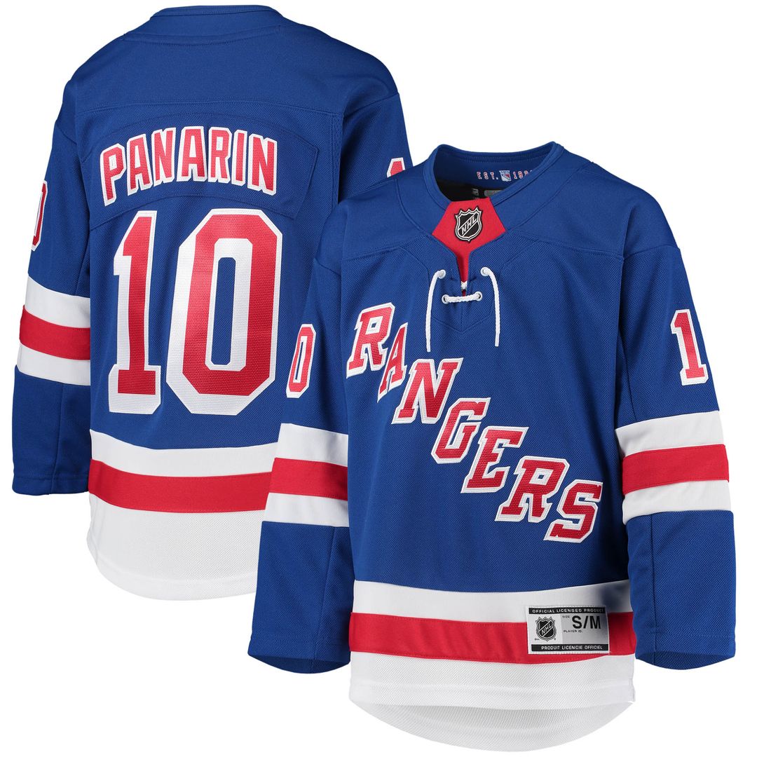 Artemi Panarin New York Rangers Youth Alternate Premier Player Jersey - Navy