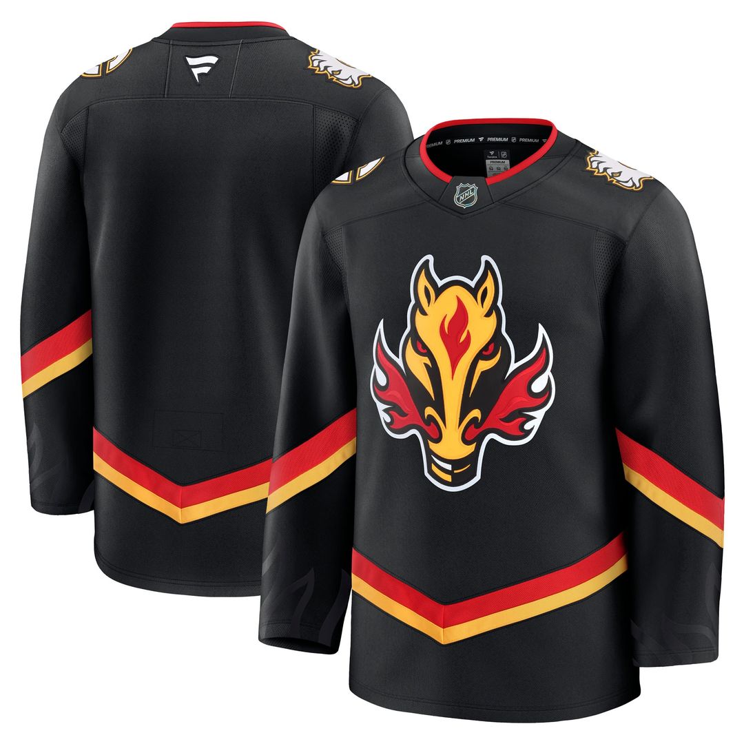 Calgary Flames Fanatics Home Premium Jersey - Red