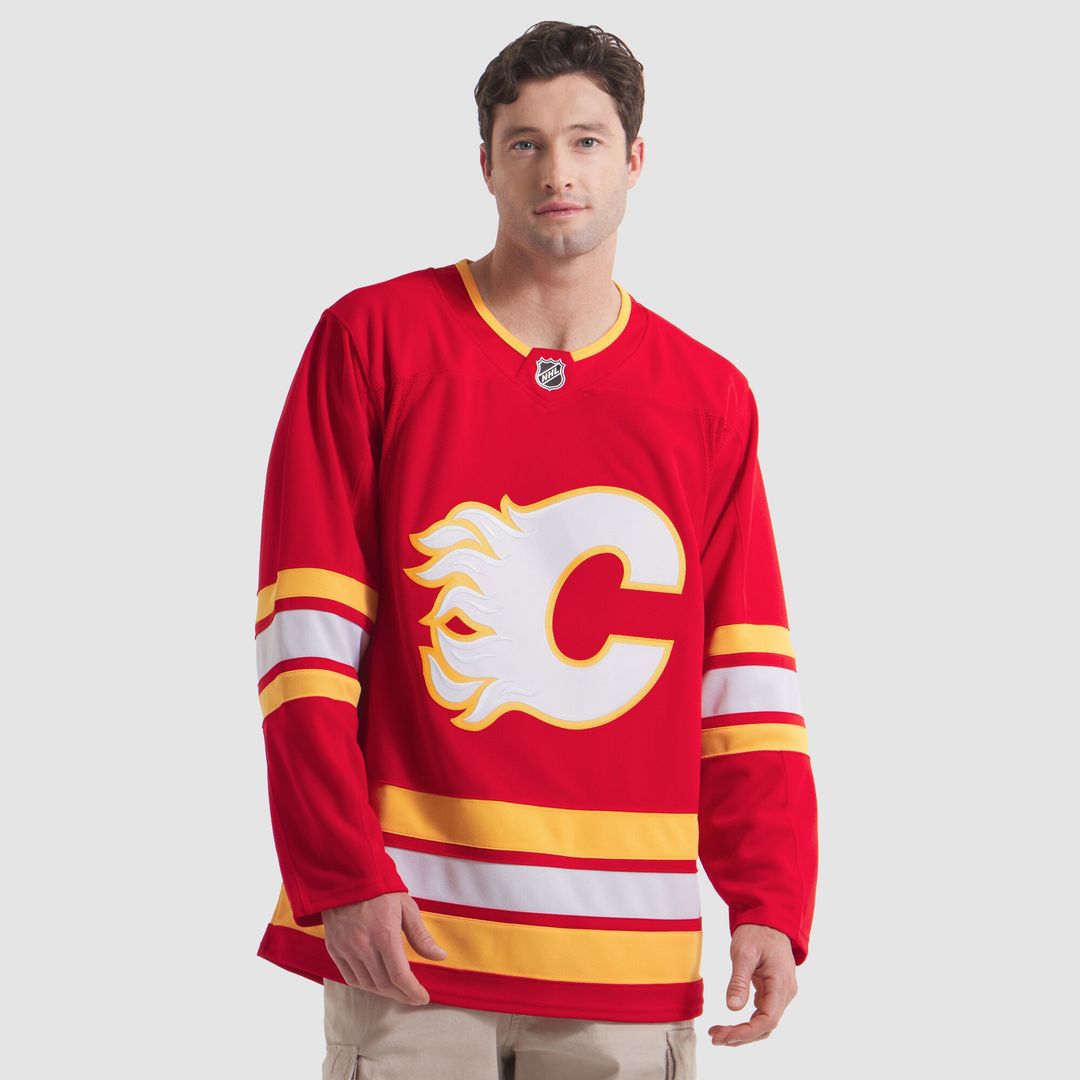 Calgary Flames Fanatics Away Premium Jersey - White
