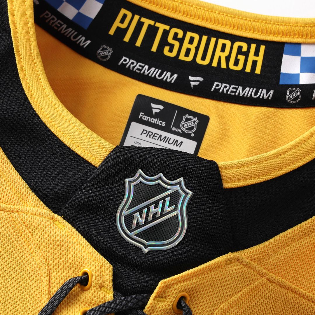 Pittsburgh Penguins Fanatics Away Premium Custom Jersey - White