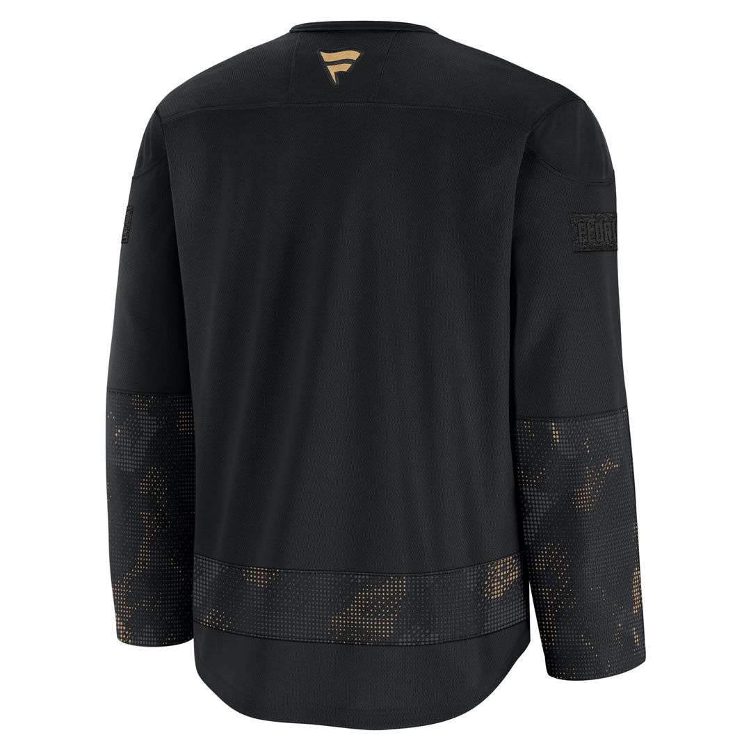 Florida Panthers Fanatics 2024 Military Appreciation Practice Jersey - Black