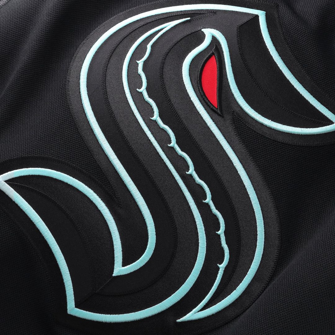 Seattle Kraken Fanatics Alternate Premium Custom Jersey - Black