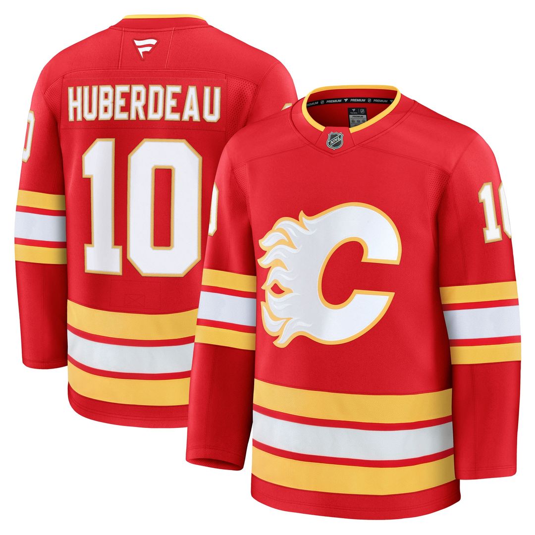 Jonathan Huberdeau Calgary Flames Fanatics Alternate Premium Jersey - Black