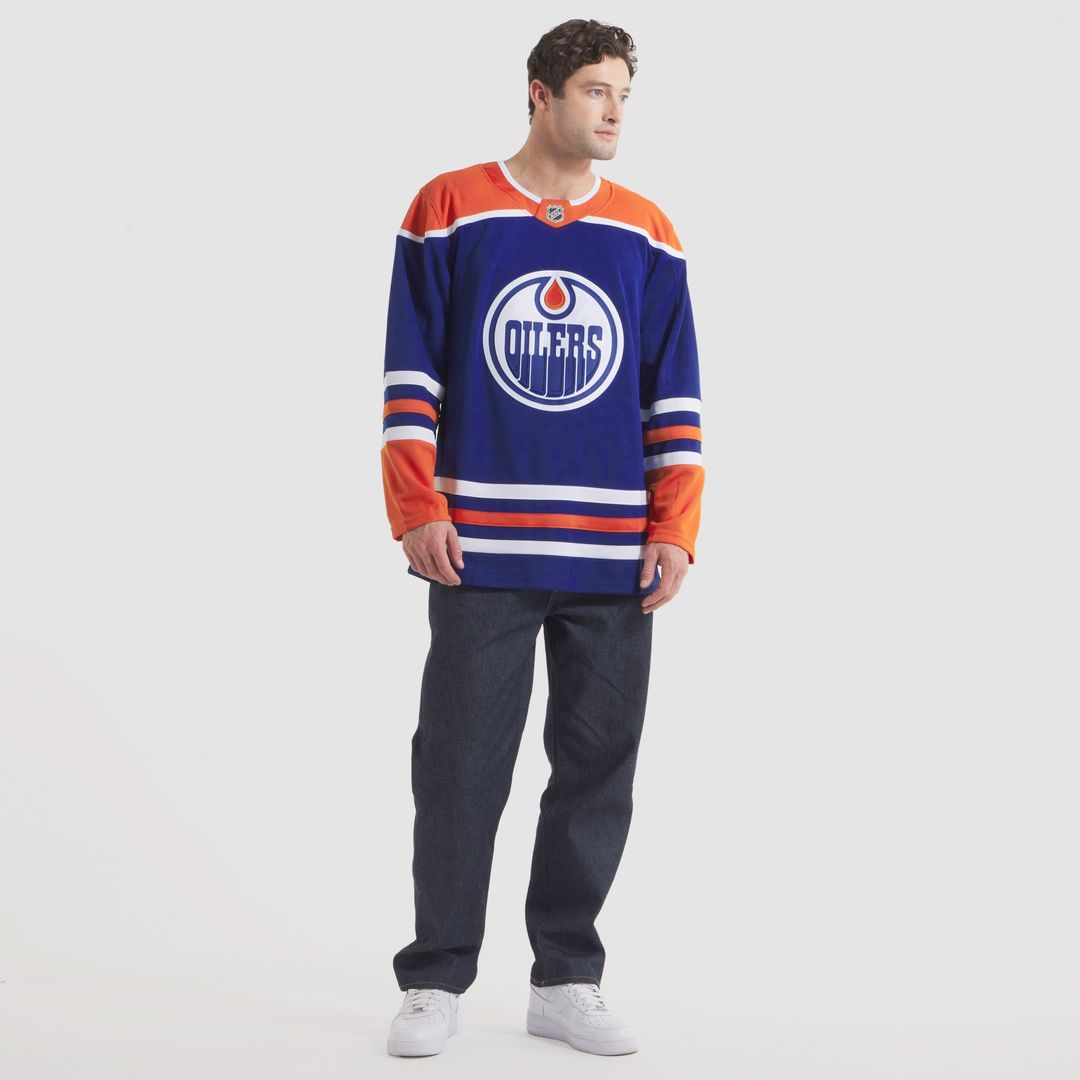 Edmonton Oilers Fanatics Home Premium Jersey - Royal