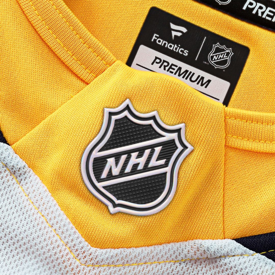 Nashville Predators Fanatics Away Premium Custom Jersey - White