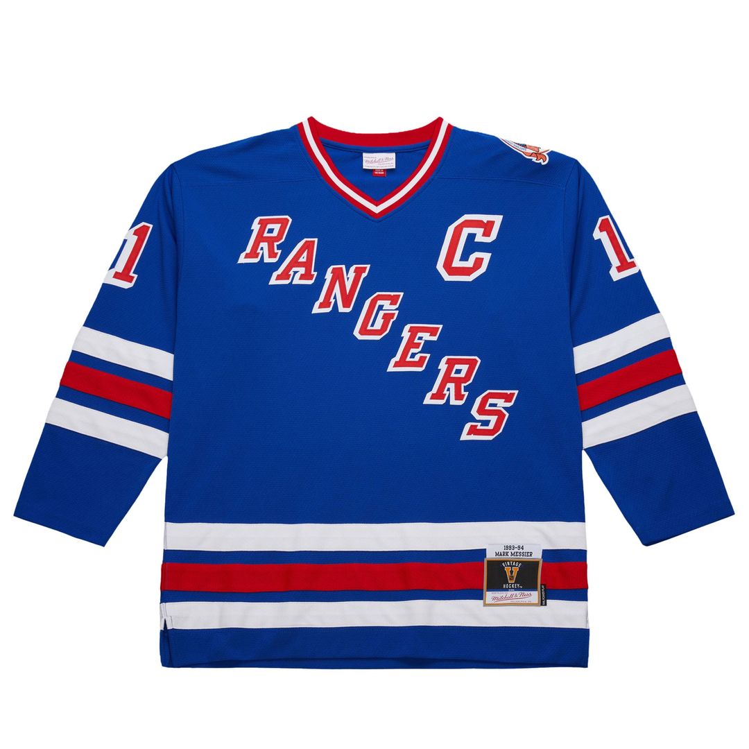 Mark Messier New York Rangers 1993-94 Power Play Jersey - White